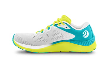 Image of Topo Athletic Fli-Lyte 4 Road Running Shoe - Womens, White/Lime, 10.5, W049-105-WHTLIM