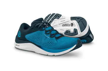 Image of Topo Athletic Fli-Lyte 4 Road Running Shoes - Mens, Blue/White, 11, M049-110-BLUWHT