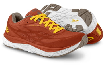 Image of Topo Athletic Magnifly 3 Road Running Shoes - Womens, Rust/Gold, 7.5 US, W034-075-RUSGLD