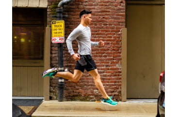 Image of Topo Athletic Magnifly 4 Road Running Shoes - Mens, Aqua/Black, 12.5, M051-125-AQUBLK