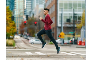 Image of Topo Athletic Magnifly 4 Road Running Shoes - Mens, Grey/Navy, 8, M051-080-GRYNAV