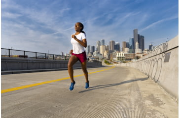 Image of Topo Athletic Magnifly 4 Road Running Shoes - Womens, Admiral Blue/Teal, 7.5, W051-075-ADMTEA