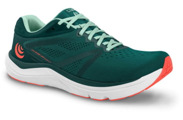 Image of Topo Athletic Magnifly 4 Road Running Shoes - Womens, Emerald/Coral, 7, W051-070-EMECOR