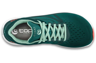 Image of Topo Athletic Magnifly 4 Road Running Shoes - Womens, Emerald/Coral, 7, W051-070-EMECOR