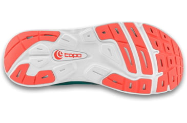 Image of Topo Athletic Magnifly 4 Road Running Shoes - Womens, Emerald/Coral, 7, W051-070-EMECOR