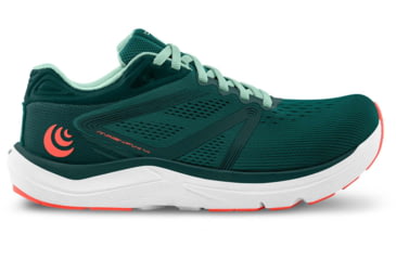 Image of Topo Athletic Magnifly 4 Road Running Shoes - Womens, Emerald/Coral, 7, W051-070-EMECOR
