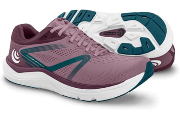 Image of Topo Athletic Magnifly 4 Road Running Shoes - Womens, Mauve/Navy, 9, W051-090-MAVNAV