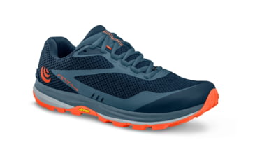 Image of Topo Athletic MT-4 Trail Running Shoe - Womens, Navy/Coral, 7, W052-070-NAVCOR