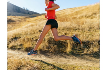 Image of Topo Athletic MT-4 Trail Running Shoe - Womens, Navy/Coral, 7, W052-070-NAVCOR