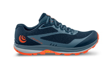 Image of Topo Athletic MT-4 Trail Running Shoe - Womens, Navy/Coral, 7, W052-070-NAVCOR