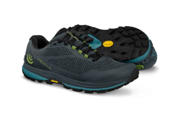 Image of Topo Athletic MT-4 Trailrunning Shoes - Mens, Grey/Blue, 9.5, M052-095-GRYBLU