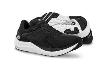 Image of Topo Athletic Phantom 2 Road Running Shoes - Mens, Black/White, 13, M046-130-BLKWHT