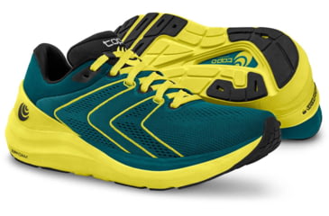 Image of Topo Athletic Phantom 2 Road Running Shoes - Mens, Ocean/Lime, 10.5 US, M046-105-OCELIM