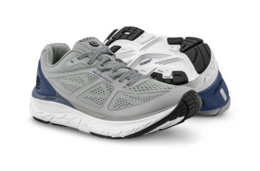 Image of Topo Athletic Phantom - Mens, Grey / Blue, Medium, 11, M032-110-GRYBLU