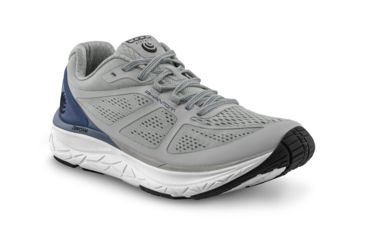 Image of Topo Athletic Phantom - Mens, Grey / Blue, Medium, 11, M032-110-GRYBLU