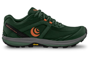 Image of Topo Athletic Terraventure 3 Trailrunning Shoes - Mens, Dark Green/Orange, 12 US, M048-120-DGEORG