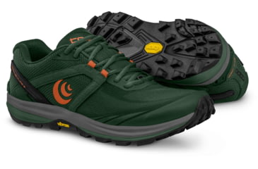 Image of Topo Athletic Terraventure 3 Trailrunning Shoes - Mens, Dark Green/Orange, 12 US, M048-120-DGEORG