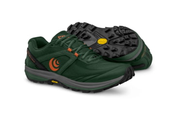 Image of Topo Athletic Terraventure 3 Trailrunning Shoes - Mens, Dark Green/Orange, 14, M048-140-DGEORG