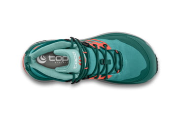 Image of Topo Athletic Trailventure 2 Hiking Boots - Womens, Teal/Coral, 8.5, W053-085-TEACOR