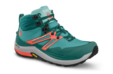 Image of Topo Athletic Trailventure 2 Hiking Boots - Womens, Teal/Coral, 8.5, W053-085-TEACOR