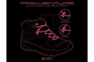 Image of Topo Athletic Trailventure Trailrunning Shoes - Womens, Raspberry/Black, 7 US, W036-070-RASBLK