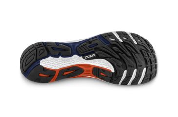 Image of Topo Athletic Ultrafly 2 - Men's, Orange / Navy, Medium, 11, M024-110-ORGNAV