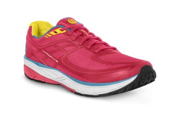 Image of Topo Athletic Ultrafly 2 - Womens, Pink / Yellow, Medium, 9.5, W024-095-PNKYEL