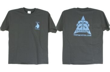 Image of Tops Knives T-Shirt Blue Black Large, Large TPTSBBLG