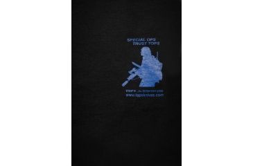 Image of Tops Knives Tops Tribal Art T-Shirt, Blue/Black, Large, TS-BBTALG