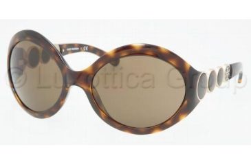 Image of Tory Burch TY 9002 Sunglasses Styles Tortoise Frame / Brown Solid Lenses, 510-73-6119
