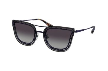 Image of Tory Burch TY6067 Sunglasses 32708G-60 - , Light Grey Gradient Dark Blue Lenses