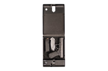 Image of Tracker Safe Single Pistol Safe-Biometric Lock, 10.75in, Black, SPS-03B