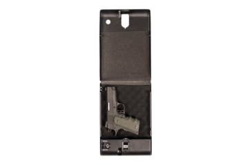 Image of Tracker Safe Single Pistol Safe-Biometric Lock, 10.75in, Black, SPS-03B