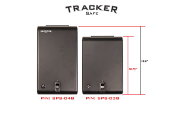 Image of Tracker Safe Single Pistol Safe-Biometric Lock, 10.75in, Black, SPS-03B