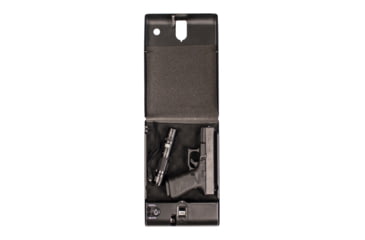 Image of Tracker Safe Single Pistol Safe-Biometric Lock, 10.75in, Black, SPS-03B