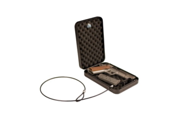 Image of Tracker Safe Small Portable Safe, Key Lock, Black, SPS-02