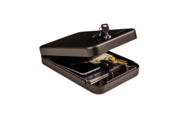 Image of Tracker Safe Small Portable Safe, Key Lock, Black, SPS-02