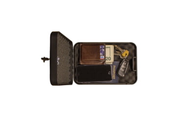 Image of Tracker Safe Small Portable Safe, Key Lock, Black, SPS-02