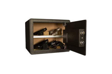 Image of Tracker Safe Steel Safe w/Biometric Lock, 11.75in, Black, S12-B2