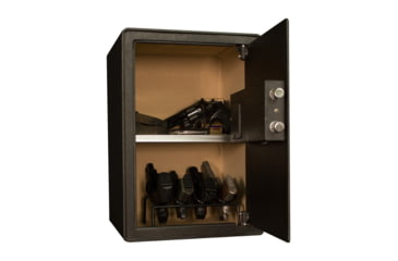 Image of Tracker Safe Steel Safe w/Biometric Lock, 19.6in, Black, S19-B2