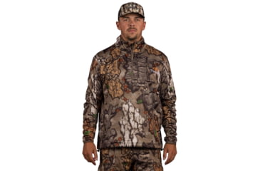 Image of Treezyn LS 1/4 Zip Pullover - Mens, Late Seezyn Brown, Extra Large, MLS16-5 XL