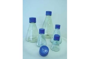 Image of Triforest Erlenmeyer Flasks, Polycarbonate, Sterile FBC1000S Baffled Base