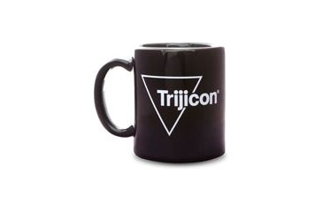 Image of Trijicon 11oz. Black Coffee Mug with White Outline Logo PR52