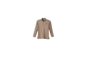 Image of Trijicon Perform Logo Long Sleeve Polo - Men's, Khaki, Large TRJAP26L