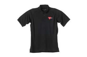 Image of Trijicon Performance Polo Short Sleeve Shirt - Medium, Black AP22M