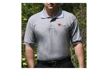 Image of Trijicon Polo Shirt w/3 Color Trijicon Logo - XL, Gray AP18XL