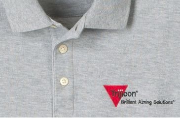 Image of Trijicon Polo Short Sleeve Shirt - Extra Large, Grey AP34-XL
