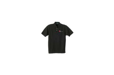 Image of Trijicon Red Logo Polo, Short Sleeve - Men's, Black, Medium TRJAP33M