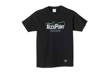 Image of Trijicon Short Sleeve T-Shirt with AccuPoint Tagline, Black, XX-Large AP39-XXL
