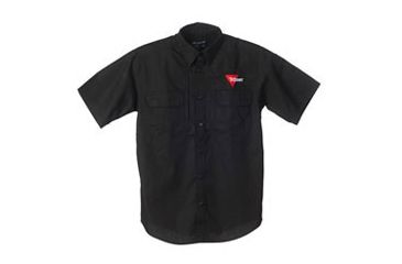 Image of Trijicon Short Sleeve Tactical Shirt with Logo, Black, X-Large AP27-XL